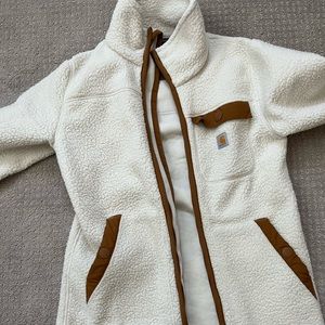 Womens Carhartt relaxed fit fleece coat